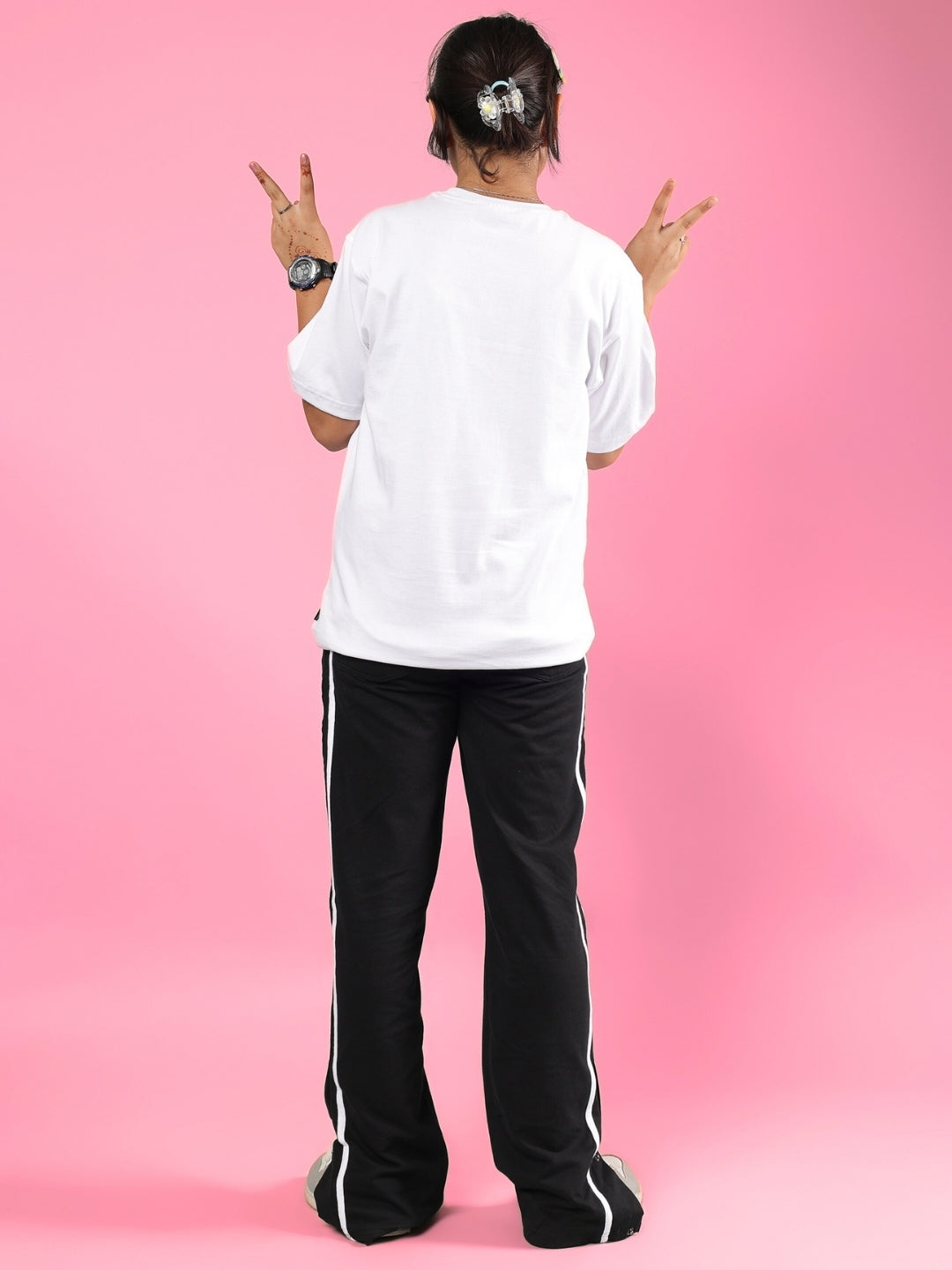 GIXXER CO-ORD FOR BOYS & GIRLS (WHITE-BLACK)