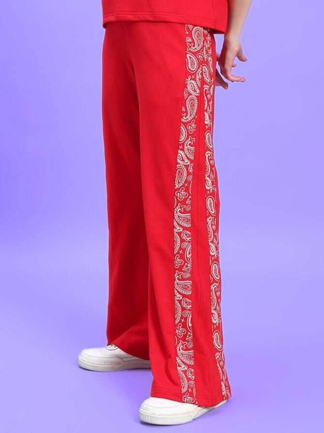 WOMEN'S HOLLY RELAXED FIT JOGGERS (RED)