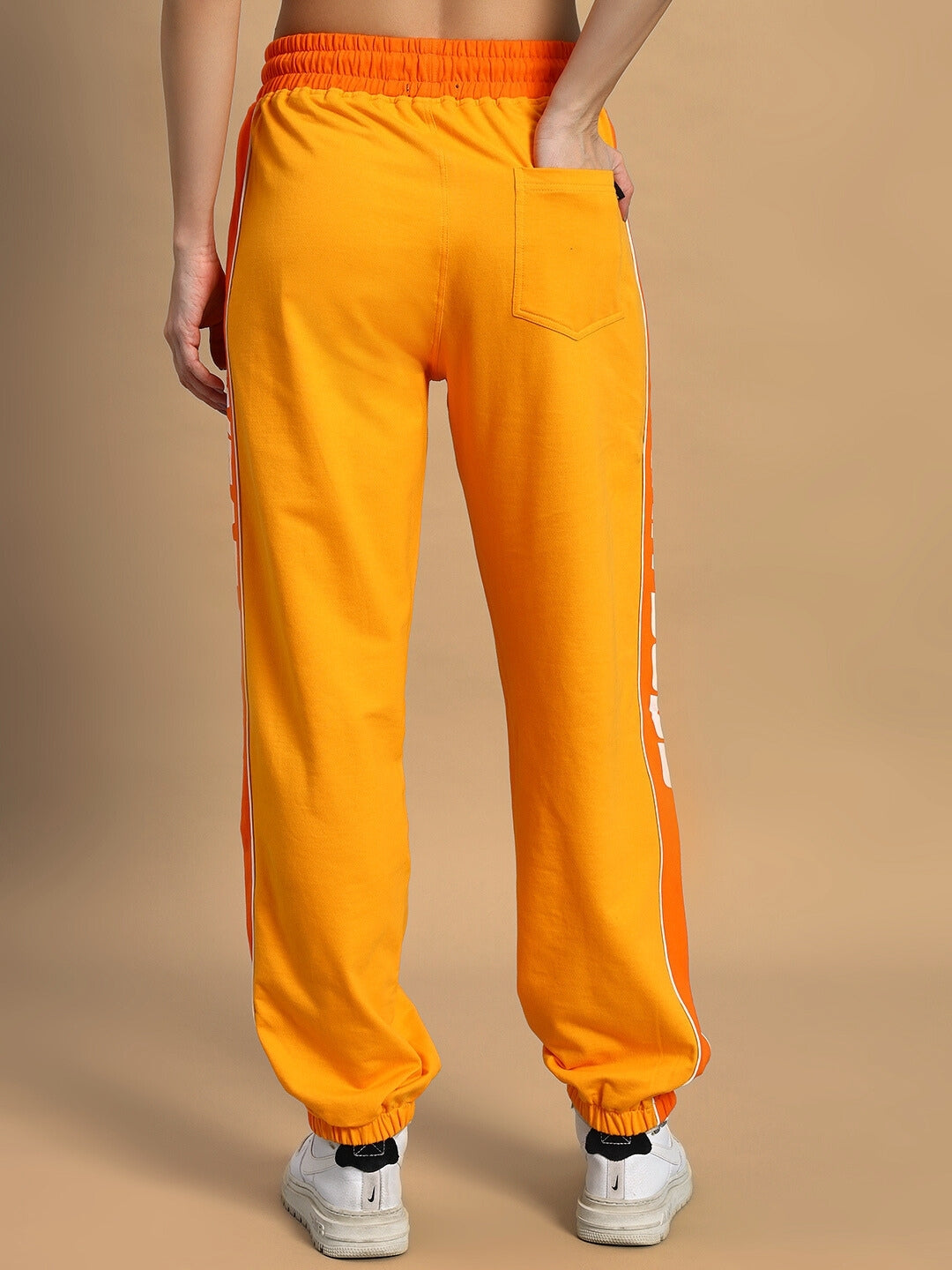 WOMEN'S PEPPY JOGGERS (YELLOW-ORANGE)