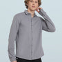 Silver Grey Sporty Pique Shirt