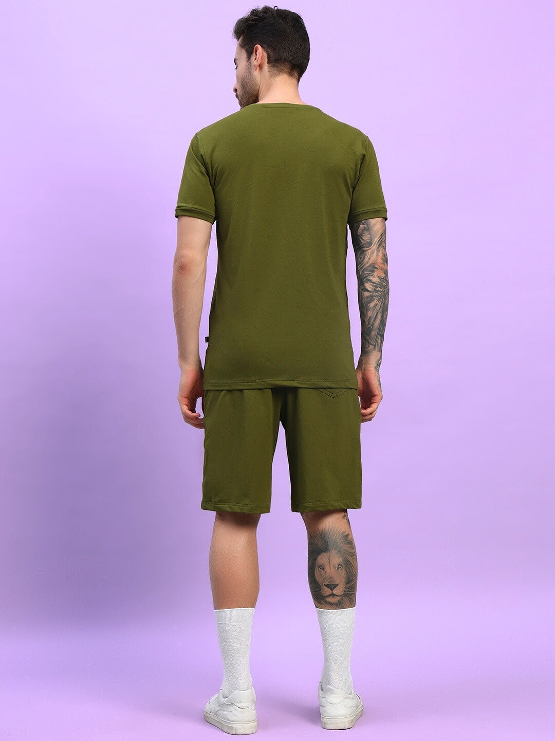 GREEBLE CO-ORD SET (OLIVE GREEN)