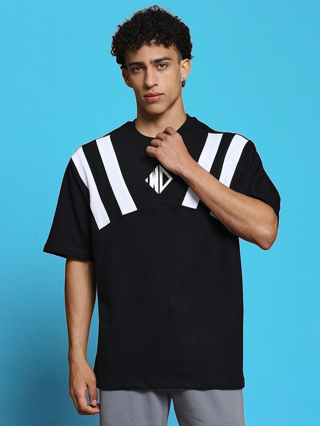 ALLONZO OVER-SIZED T-SHIRT (BLACK)