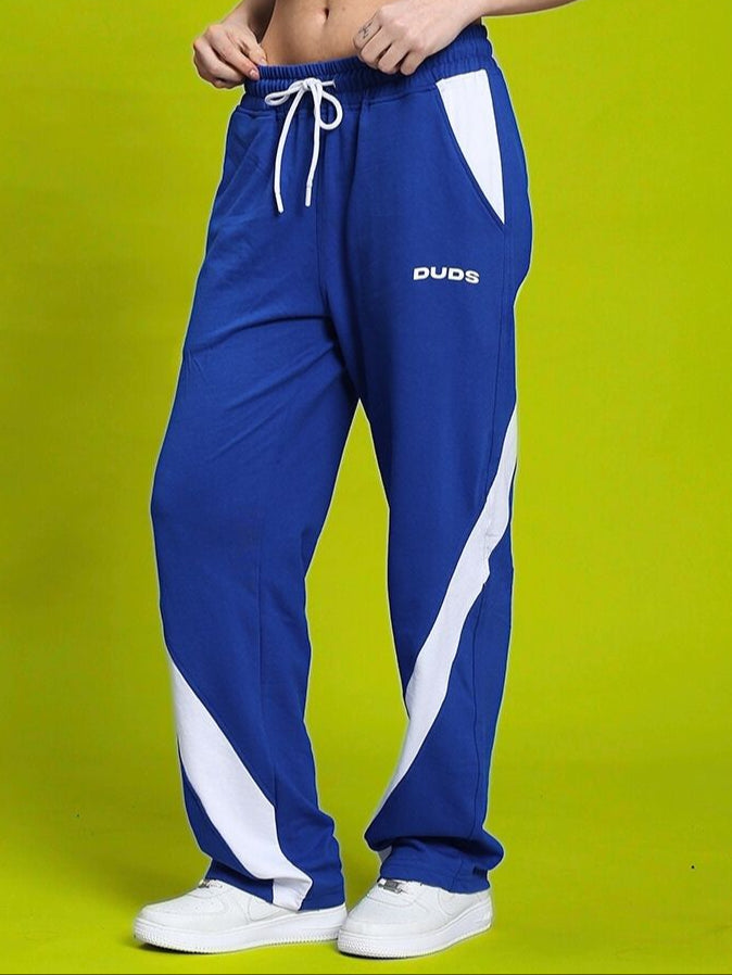 WOMEN'S  CELESTINE COOL RELAXED FIT JOGGER (BLUE-WHITE)