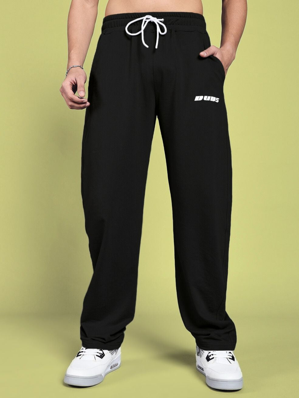 VANILLA RELAXED-FIT JOGGERS (BLACK)