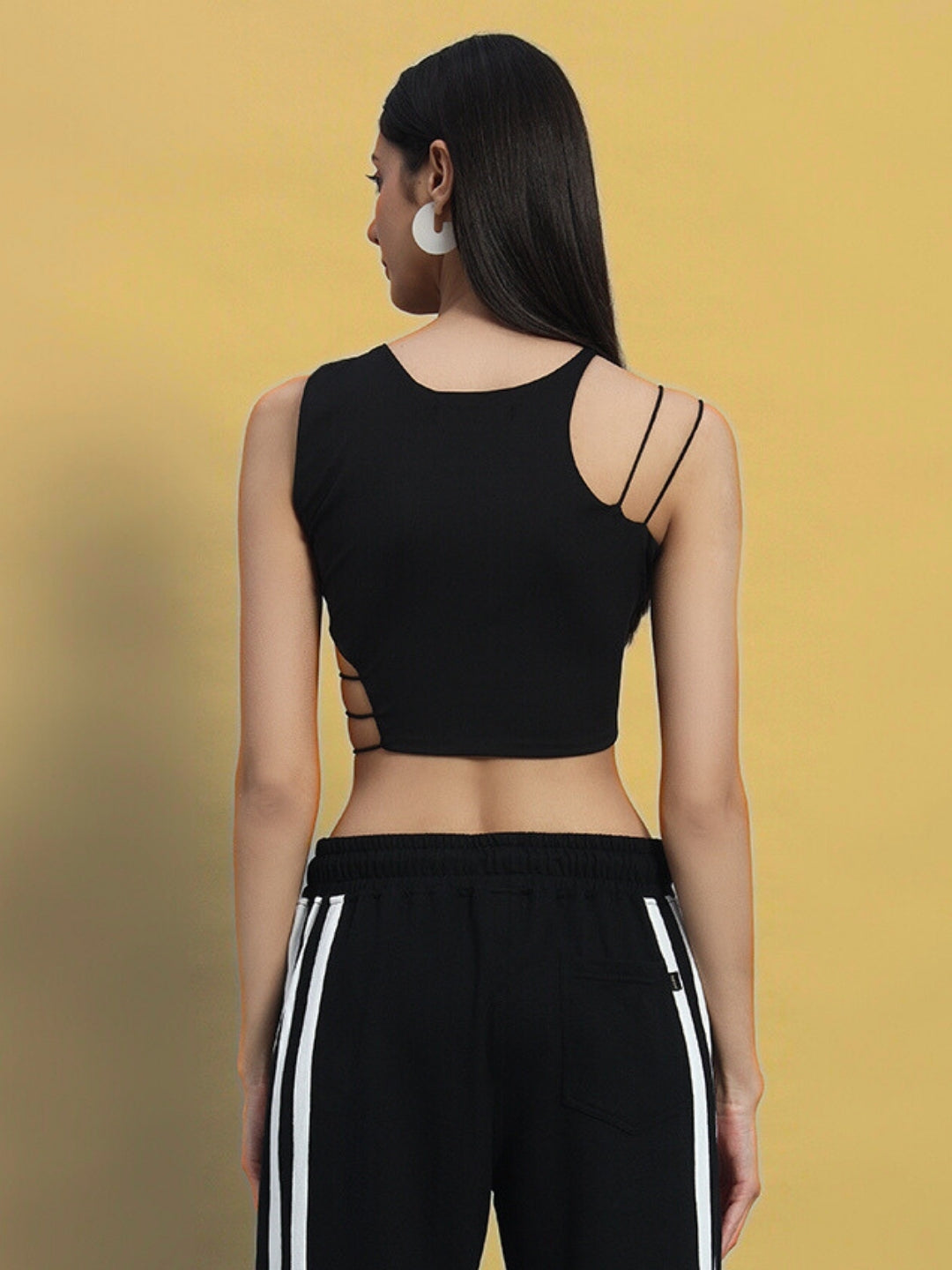 Women's Bussin Crop-Top (Black)