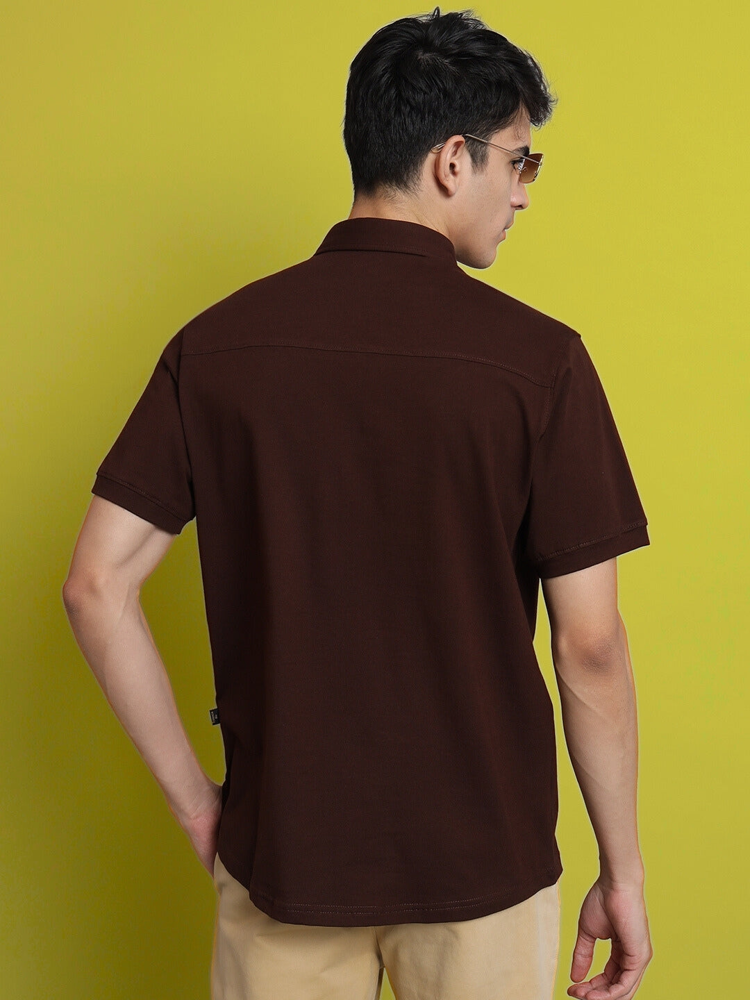 NOIR COFFEE BROWN SHIRT