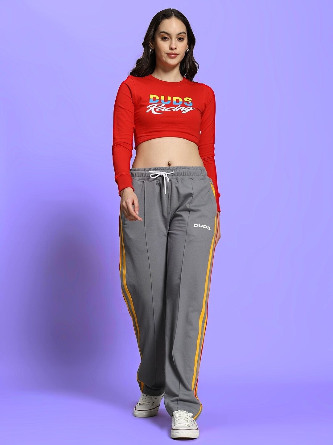 WOMEN'S SUNSHINE STRIPE JOGGER (GREY)