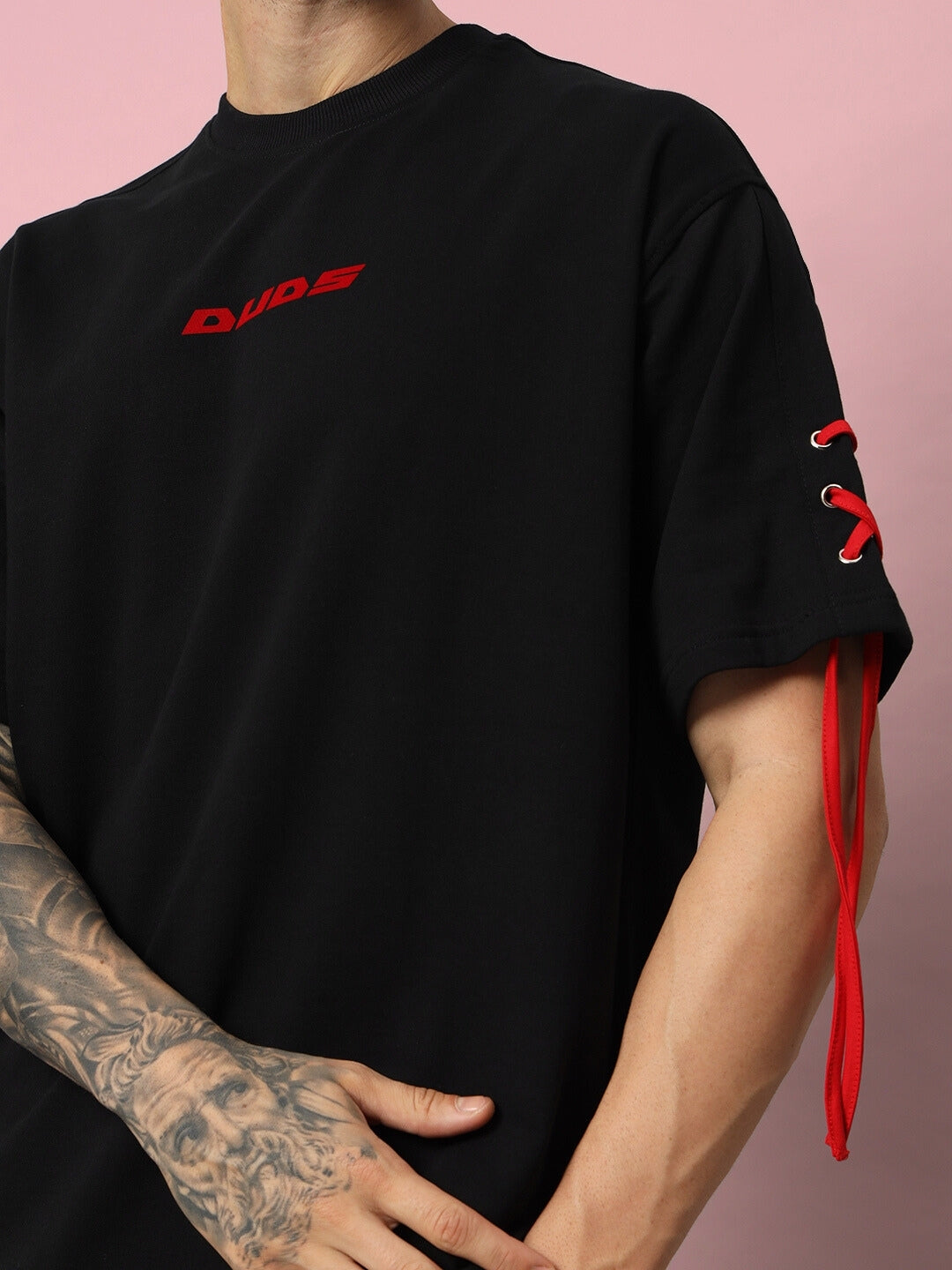 BOWLINE OVER-SIZED T-SHIRT (BLACK)