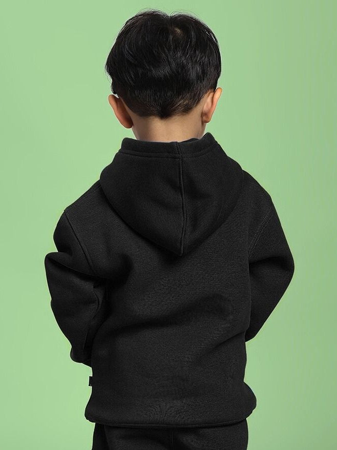 MAKE IT HAPPEN FLEECE HOODIE FOR BOYS AND GIRLS BLACK