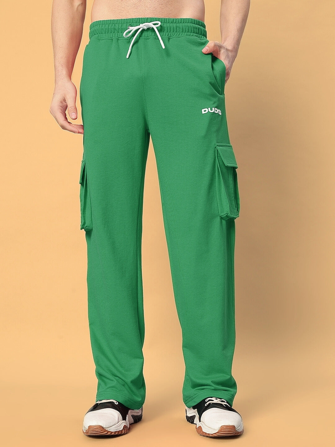 JESS 5 POCKET RELAXED FIT JOGGERS (GREEN)