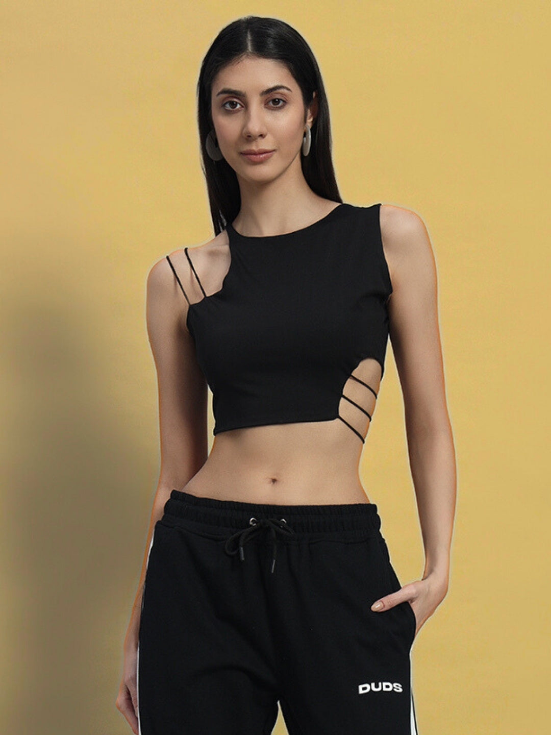 Women's Bussin Crop-Top (Black)