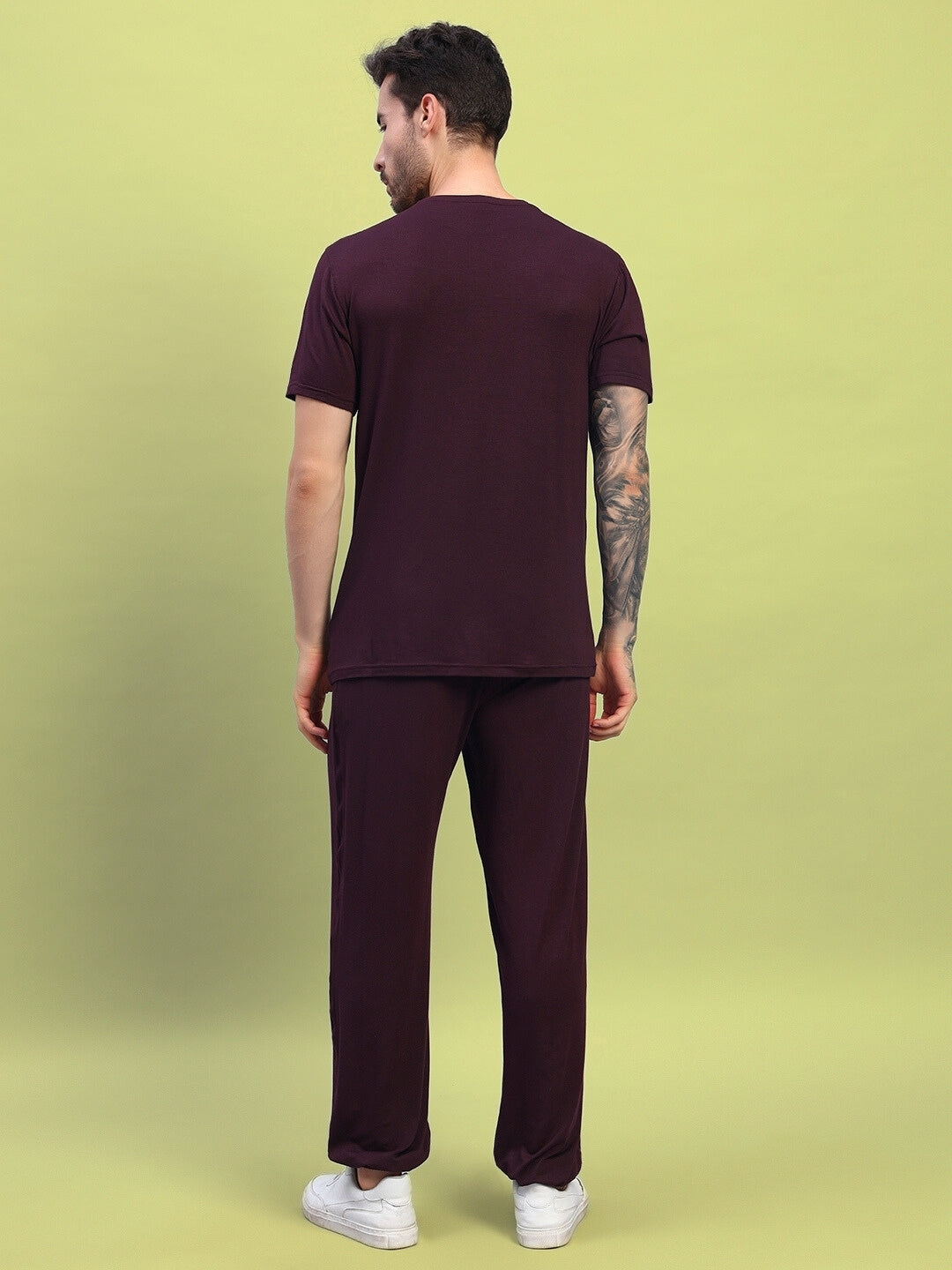 AMBLE CO-ORD SET (MAROON)