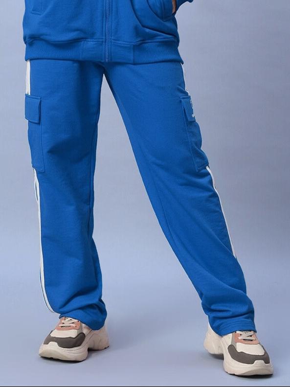 WOMEN'S SCOTIA STRIPE JOGGERS (ROYAL BLUE)