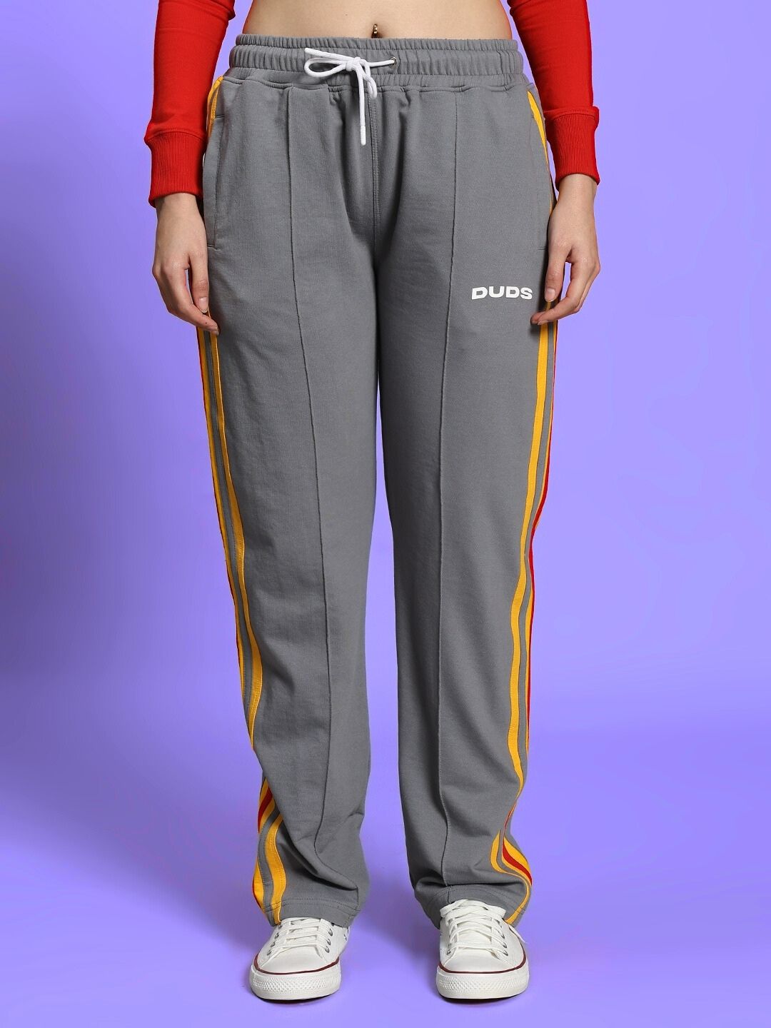WOMEN'S SUNSHINE STRIPE JOGGER (GREY)