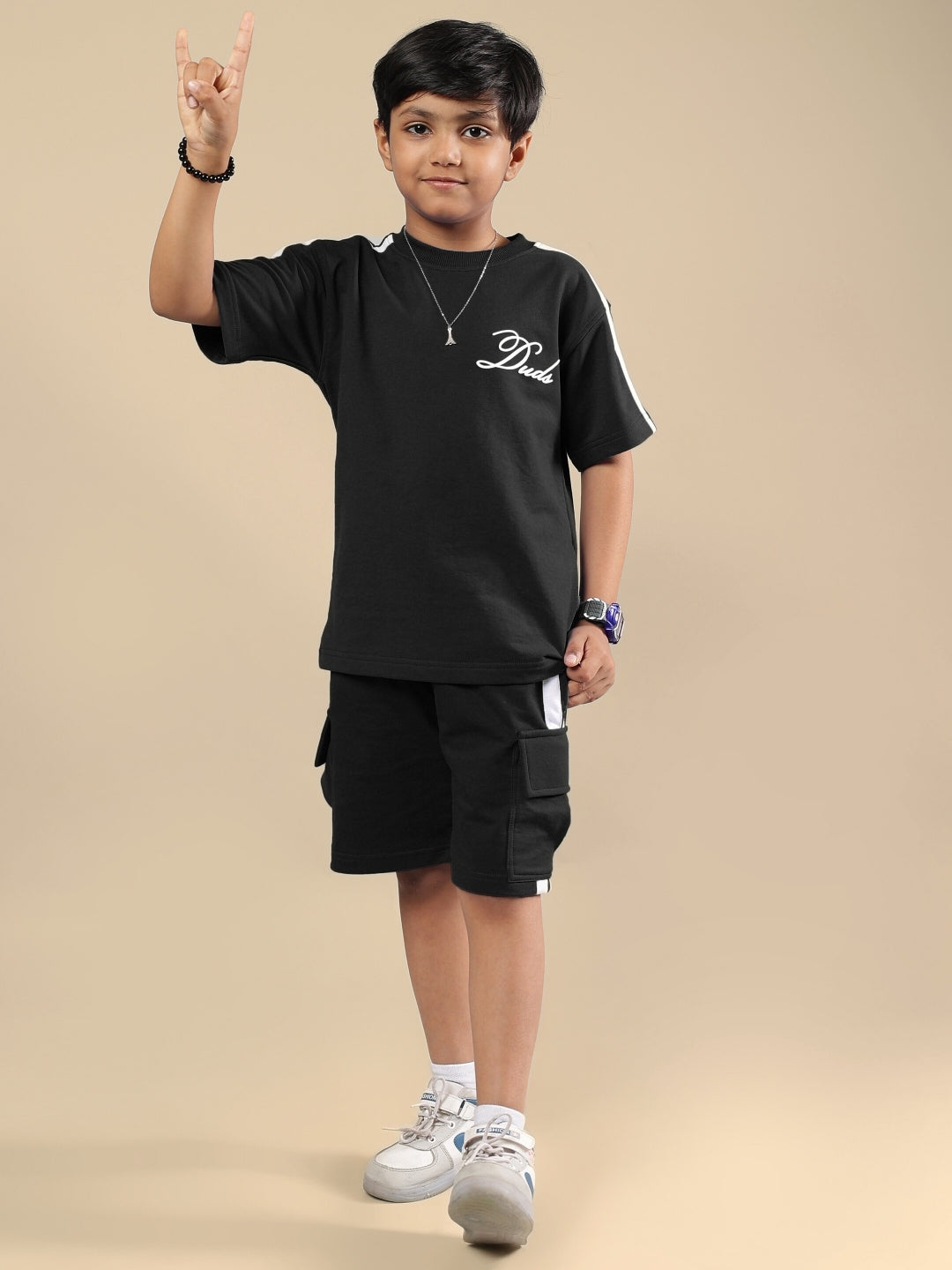 SCOTIA SHORTS FOR BOYS & GIRLS (BLACK)