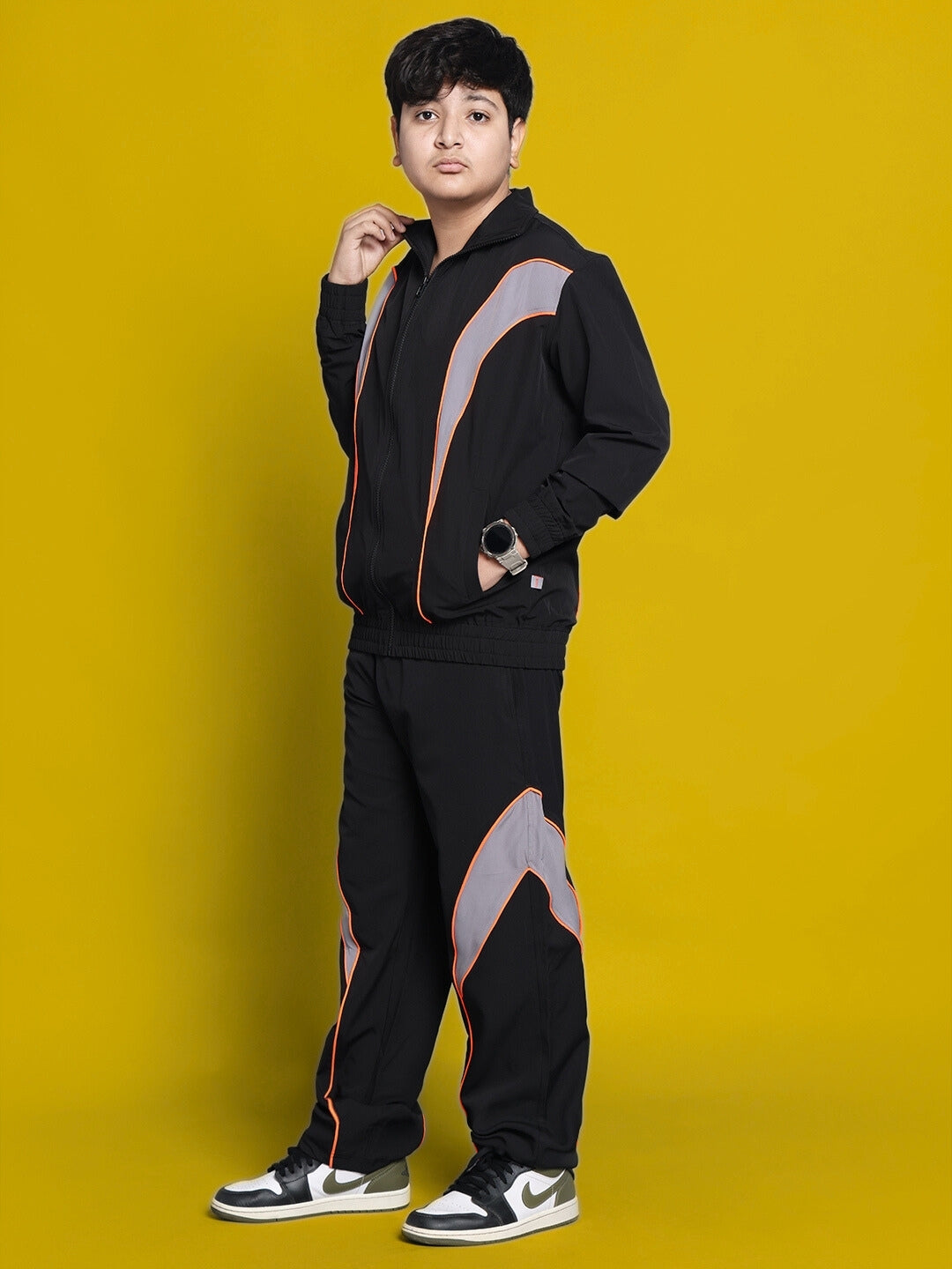 BULLET OVERSIZED CO-ORD SET FOR BOYS & GIRLS (BLACK)