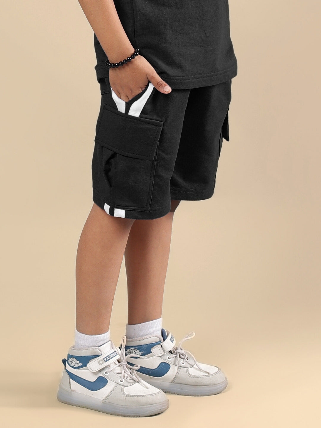 SCOTIA SHORTS FOR BOYS & GIRLS (BLACK)