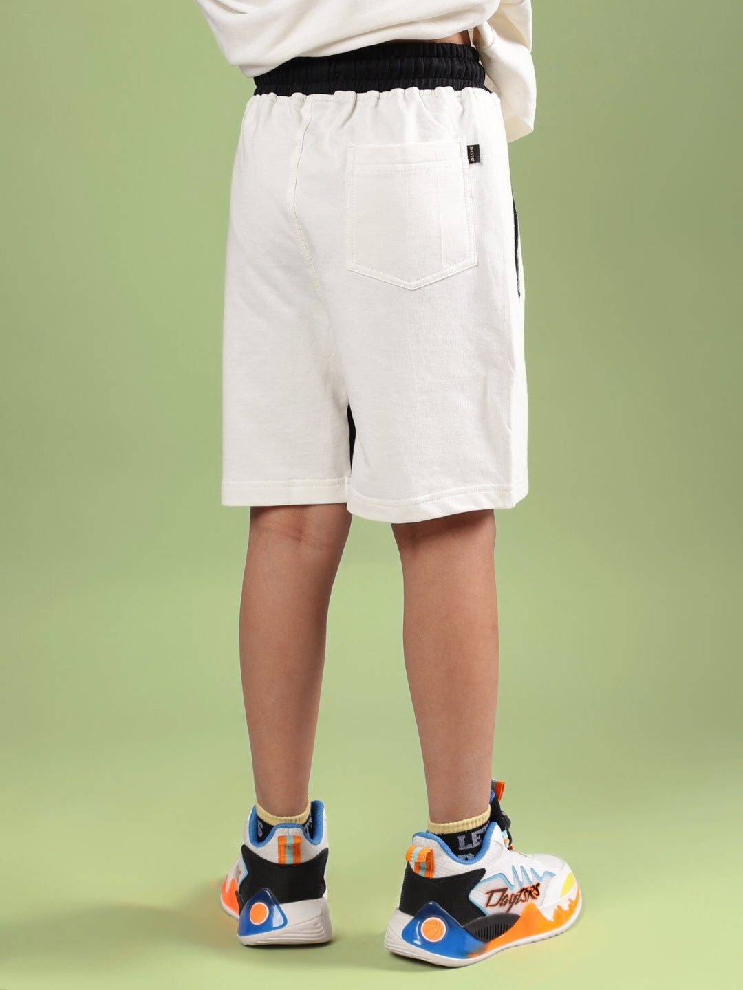 SPLINTER SHORTS FOR BOYS & GIRLS (OFF-WHITE)