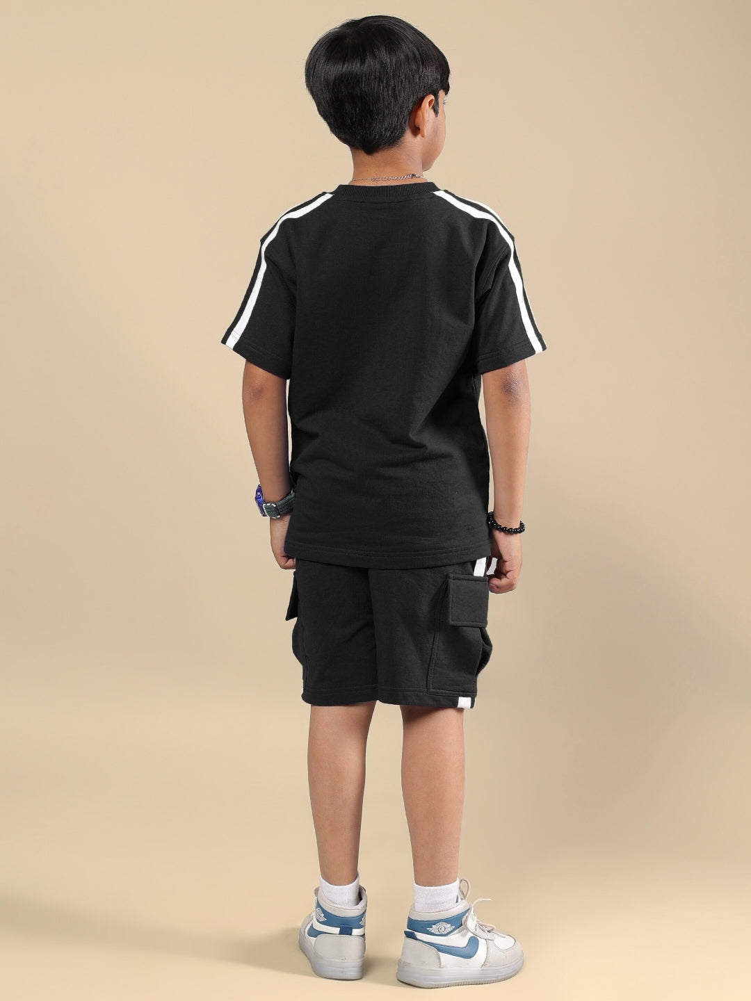 SCOTIA SUMMER CO-ORD FOR BOYS & GIRLS (BLACK)