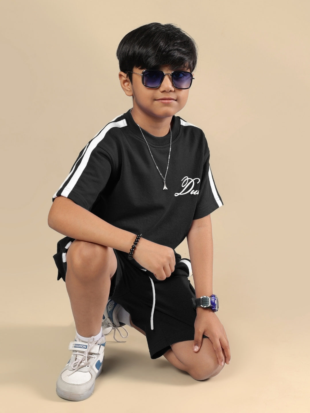 SCOTIA SHORTS FOR BOYS & GIRLS (BLACK)