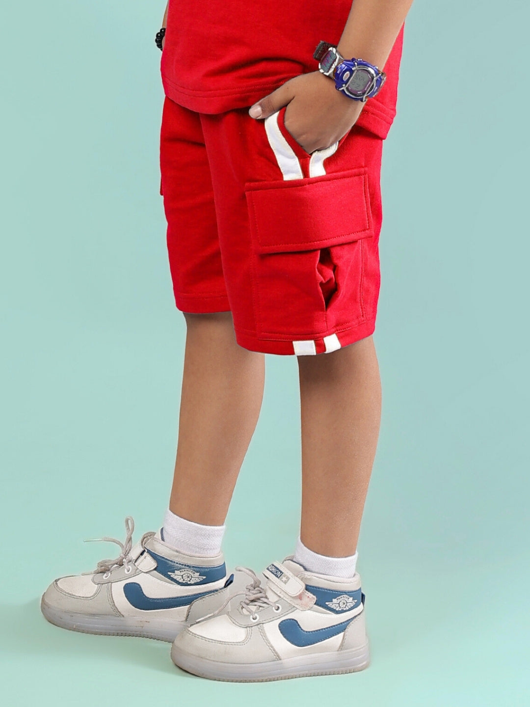 SCOTIA SHORTS FOR BOYS & GIRLS (RED)