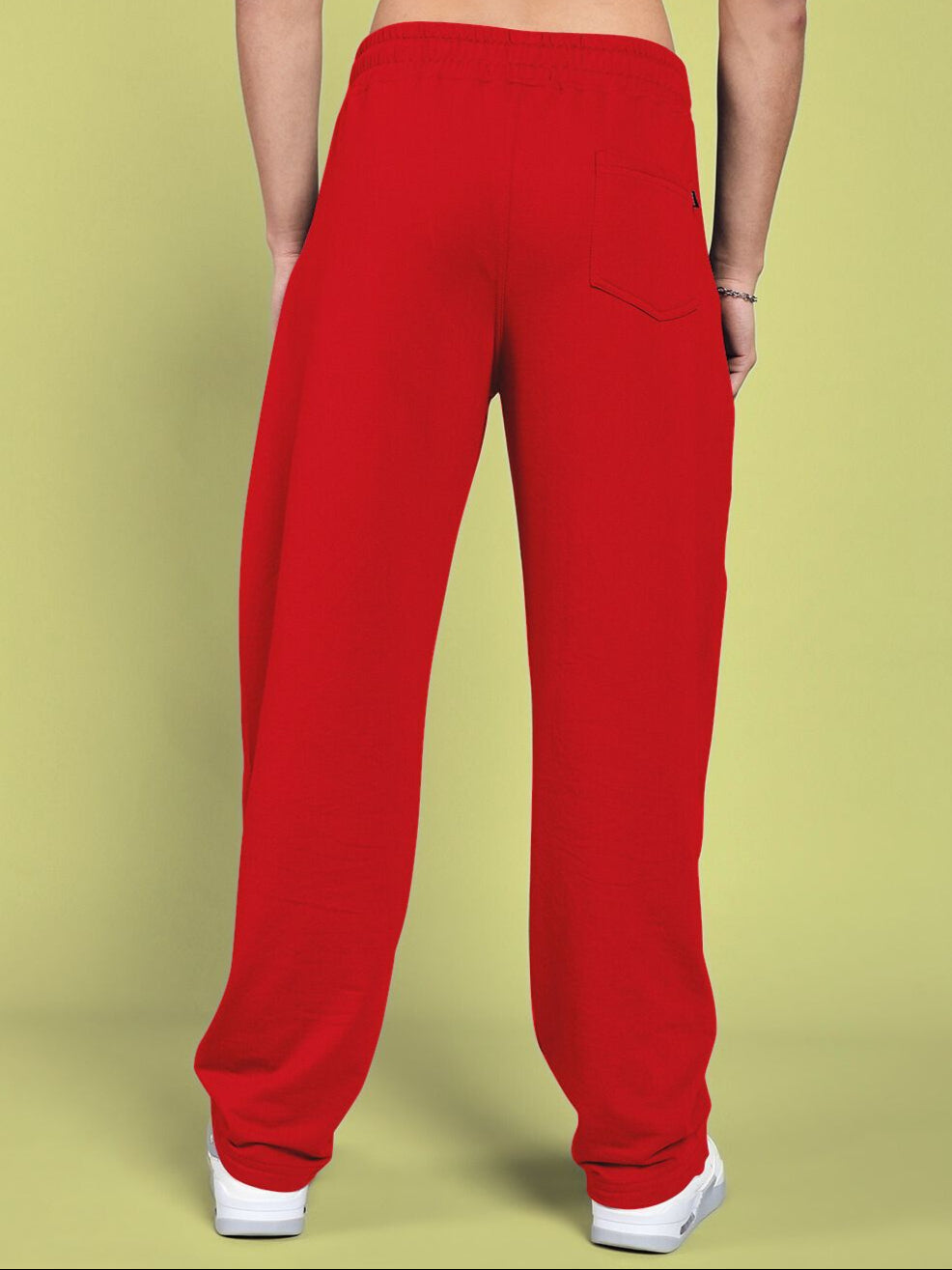 VANILLA RELAXED-FIT JOGGERS (RED)