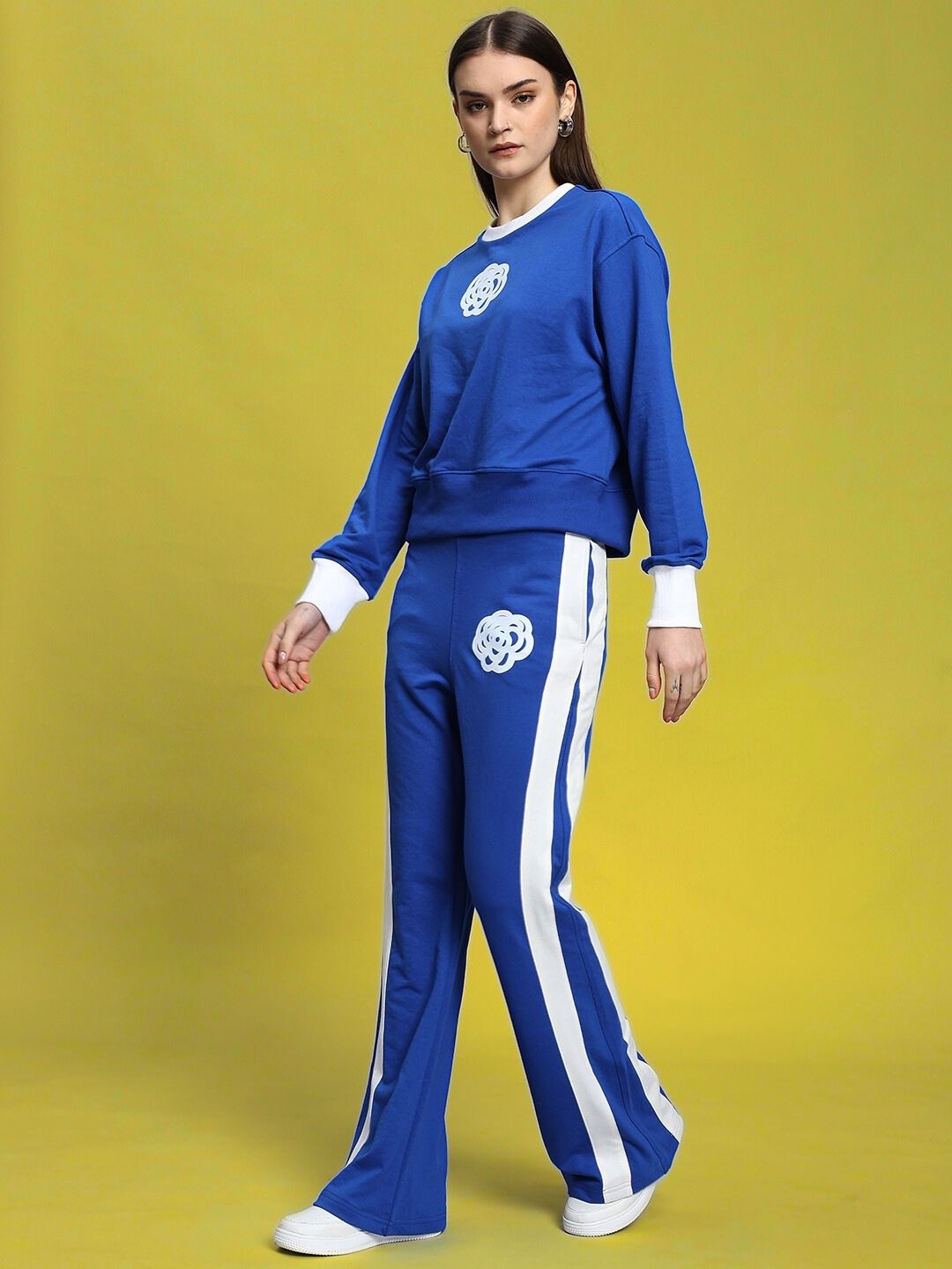WOMEN'S JESSFLICK RELAXED FIT CO-ORD SET (ROYAL BLUE)