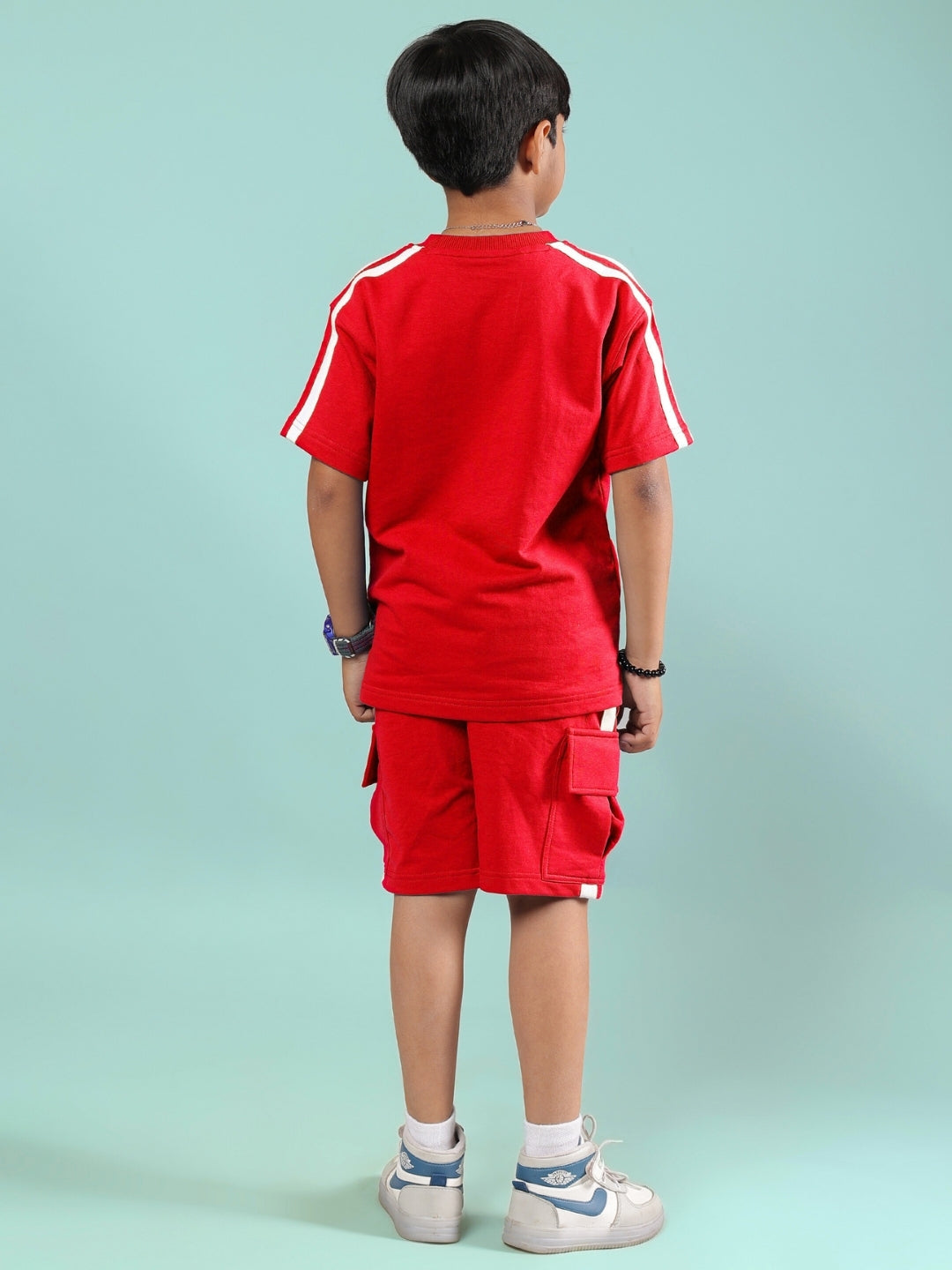 SCOTIA SUMMER CO-ORD FOR BOYS & GIRLS (RED)