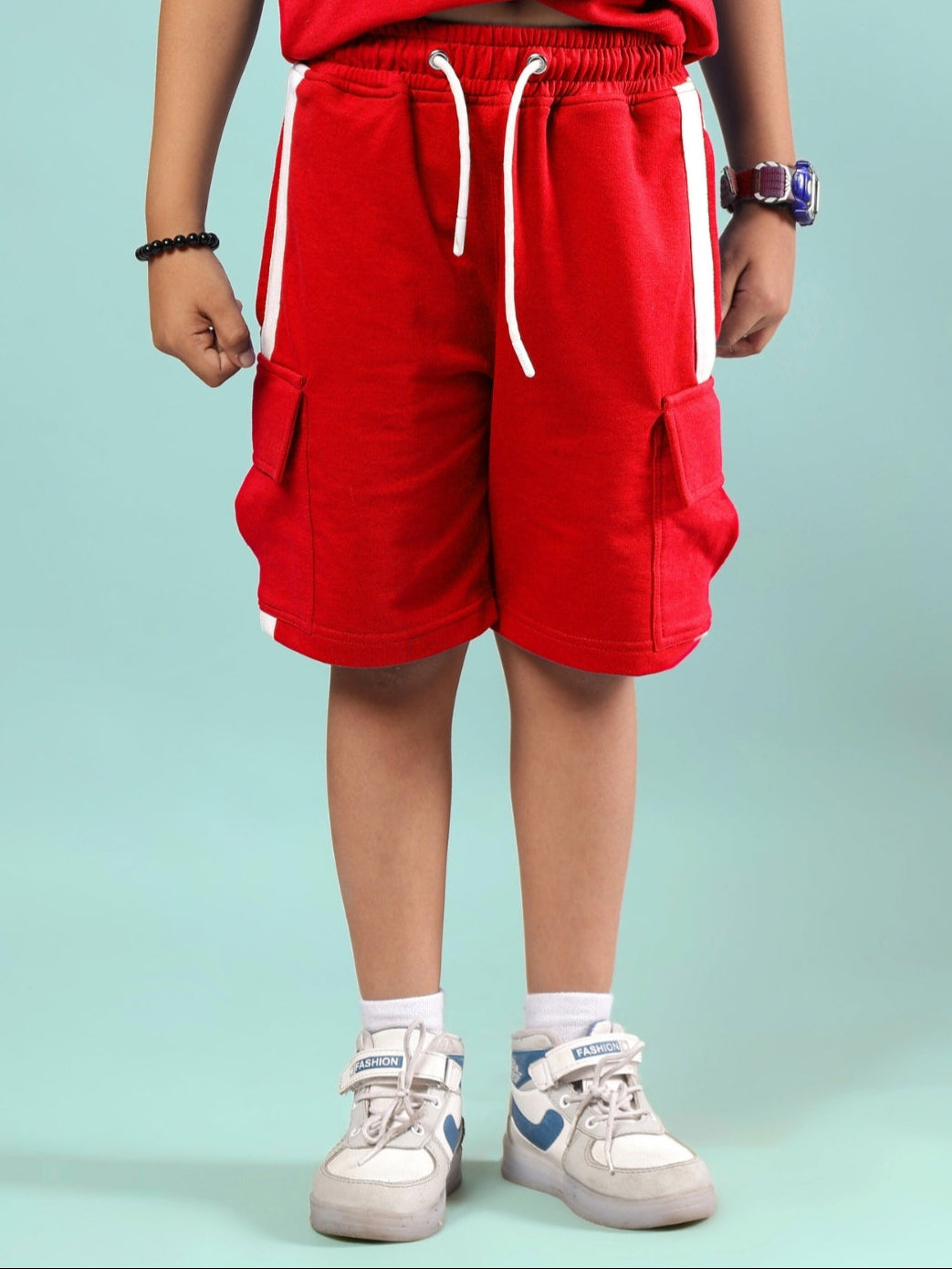 SCOTIA SHORTS FOR BOYS & GIRLS (RED)