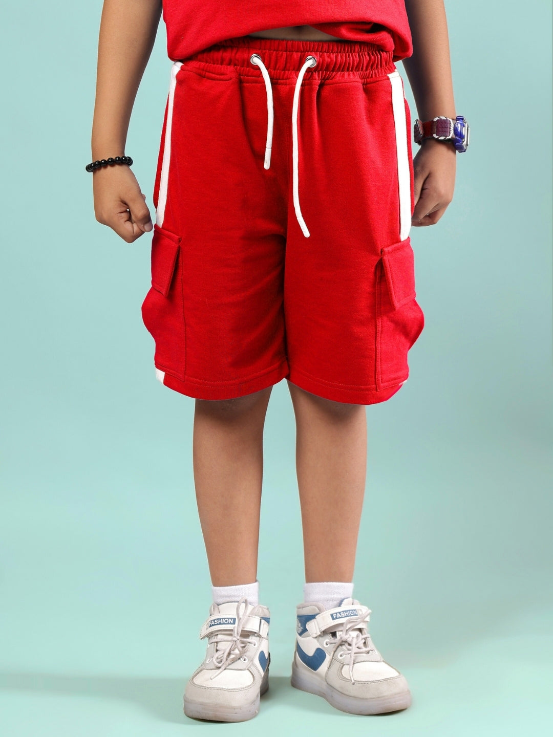 SCOTIA SUMMER CO-ORD FOR BOYS & GIRLS (RED)
