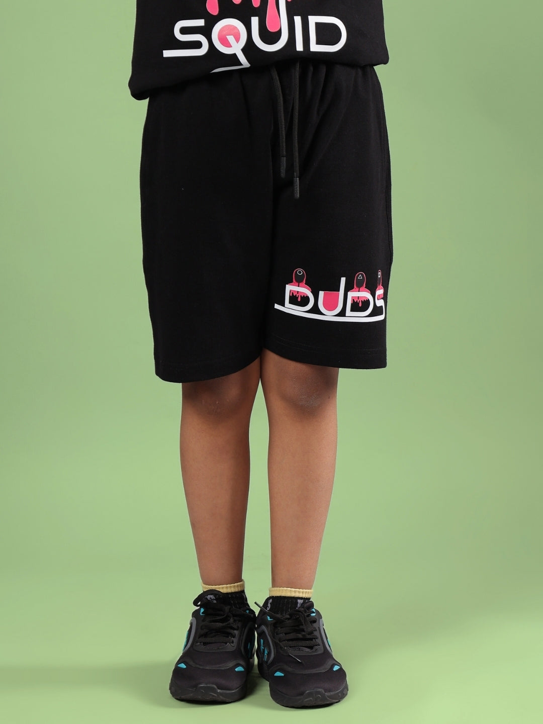 SQUID GAME SHORTS FOR BOYS & GIRLS (BLACK)