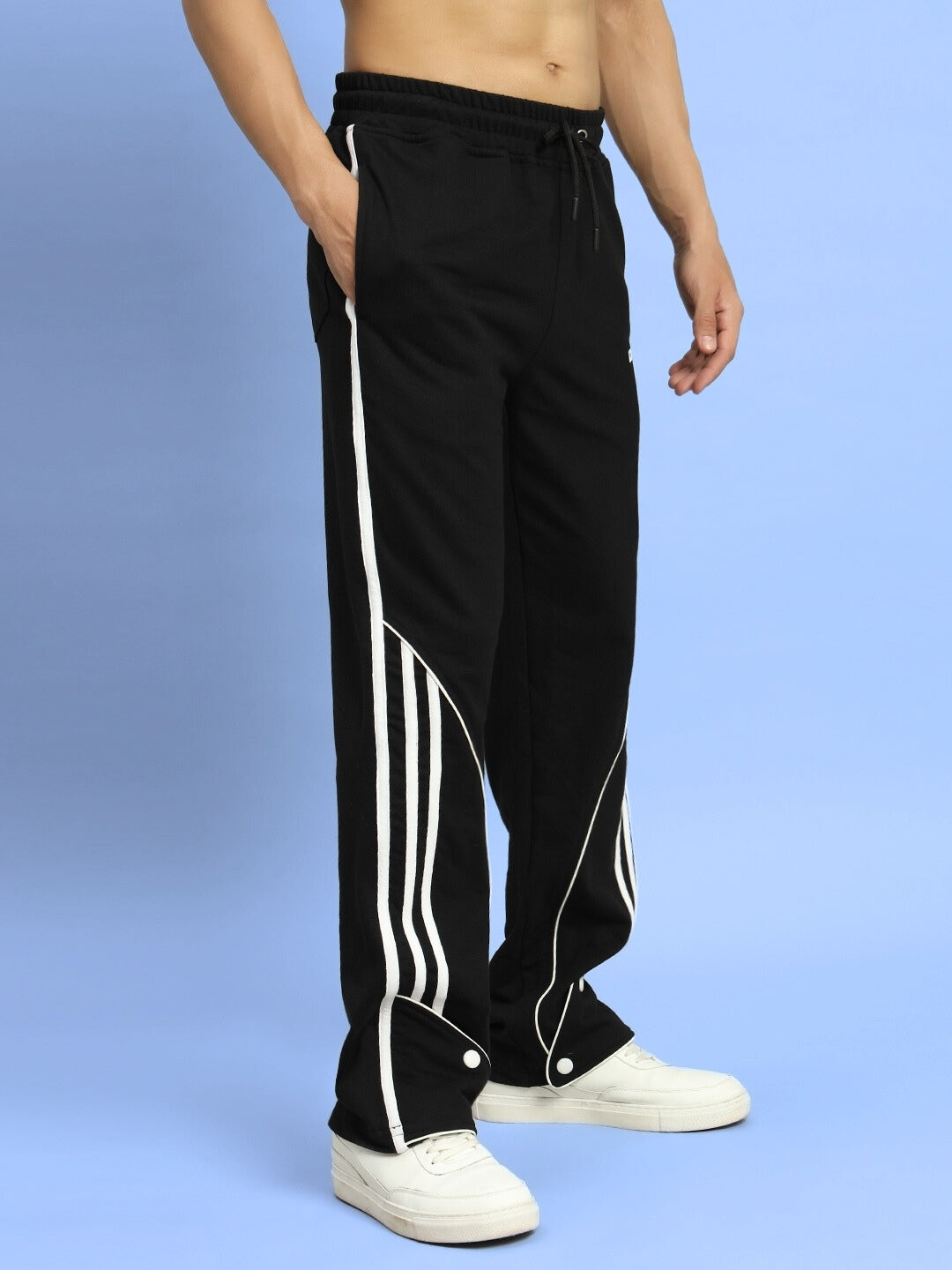 RIPPLE CONTRAST JOGGERS (BLACK)