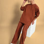 Lamina Oversized CO-Ord Set (Brown)