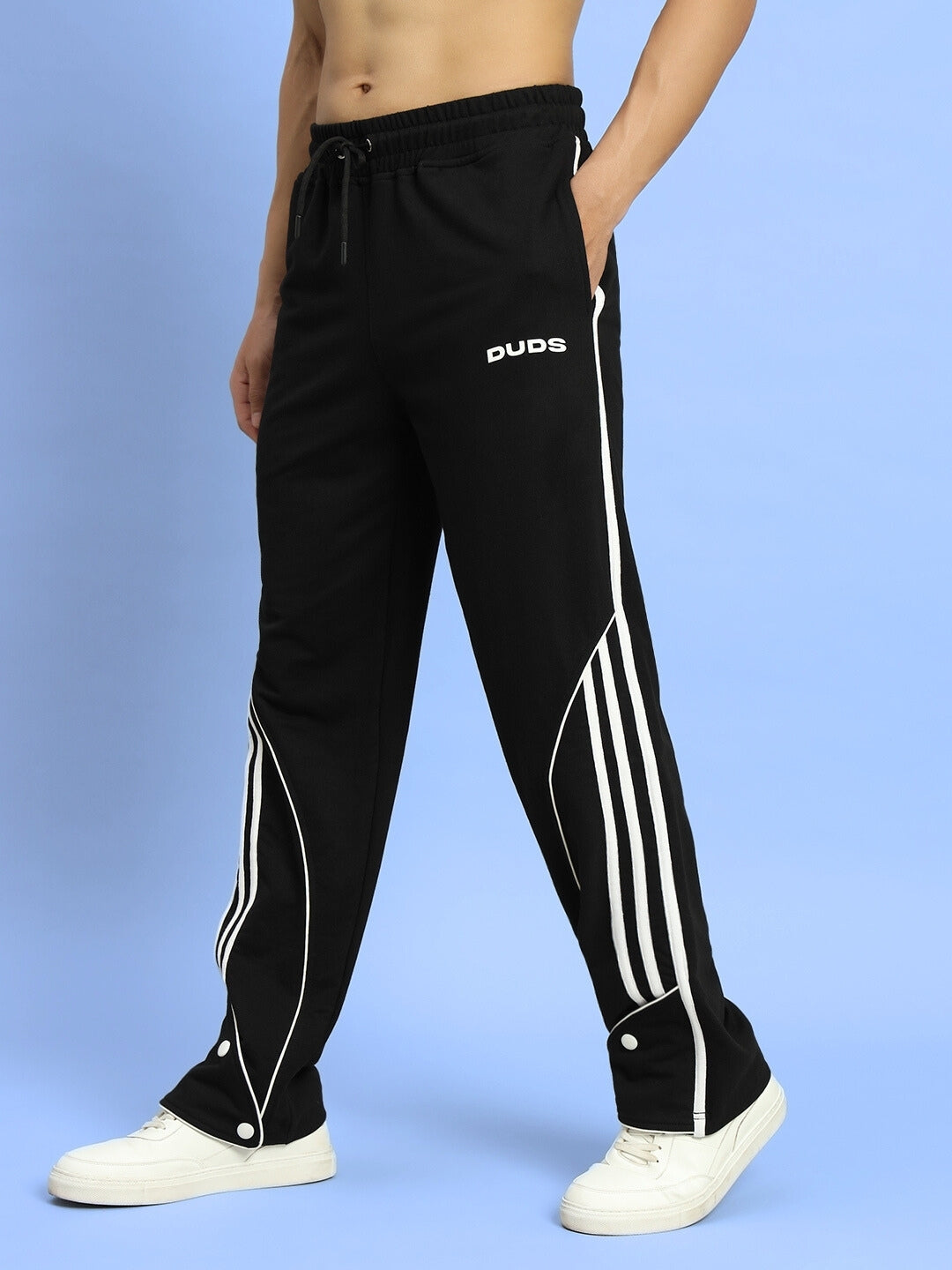 RIPPLE CONTRAST JOGGERS (BLACK)