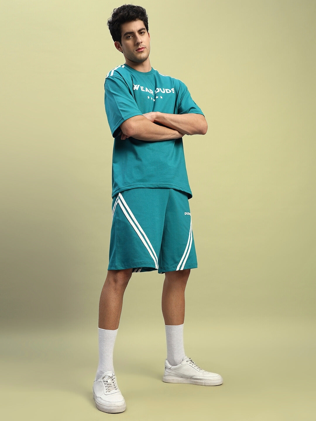 STAR JUMPER SUMMER CO-ORD SET (TEAL)