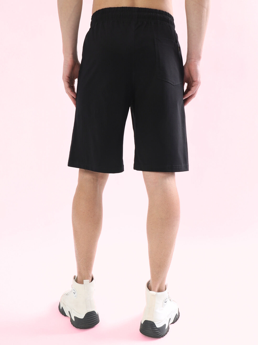 Melody Regular Fit Shorts (Black)