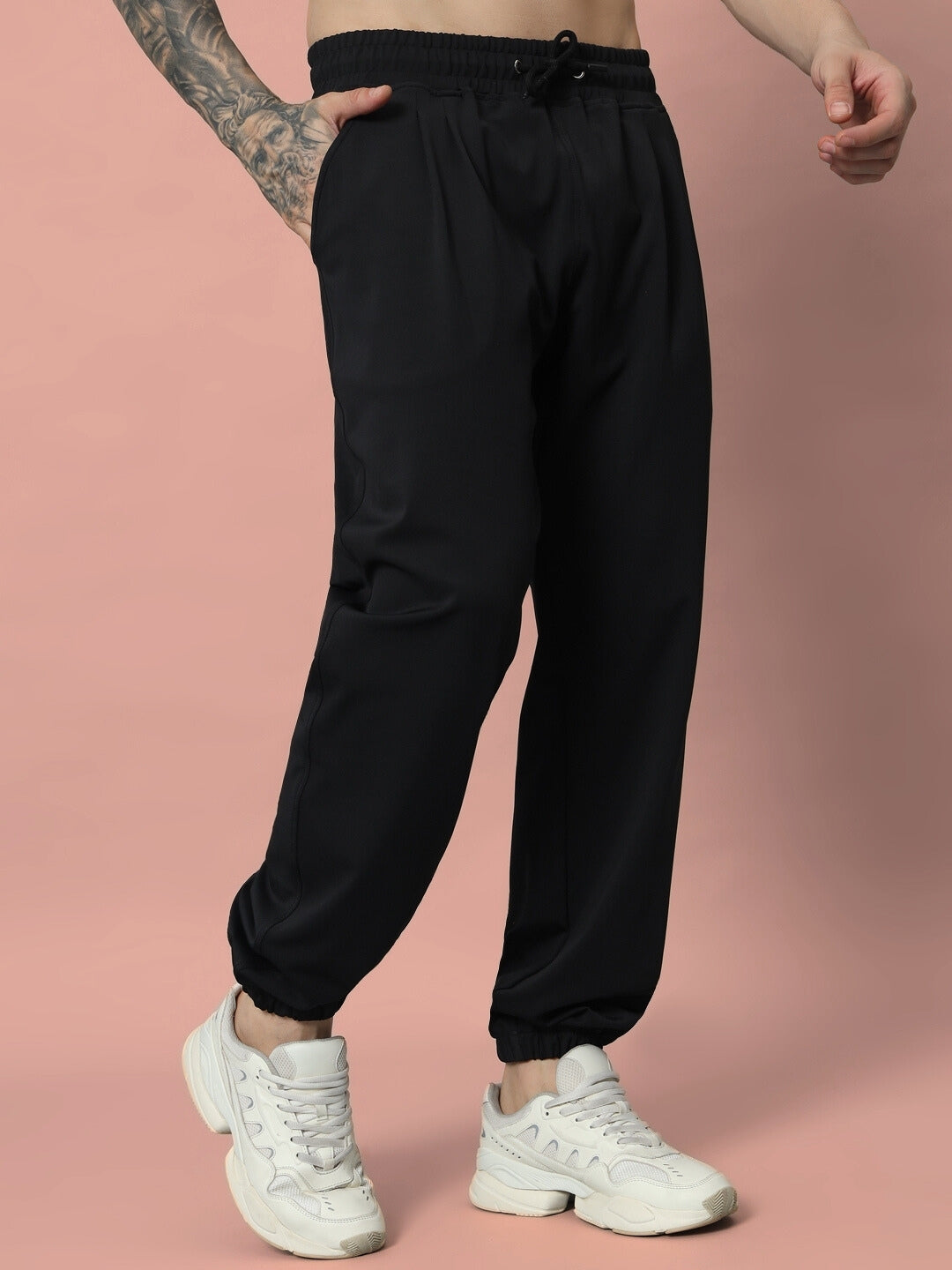 AGILE RELAXED PANT JOGGER (BLACK)