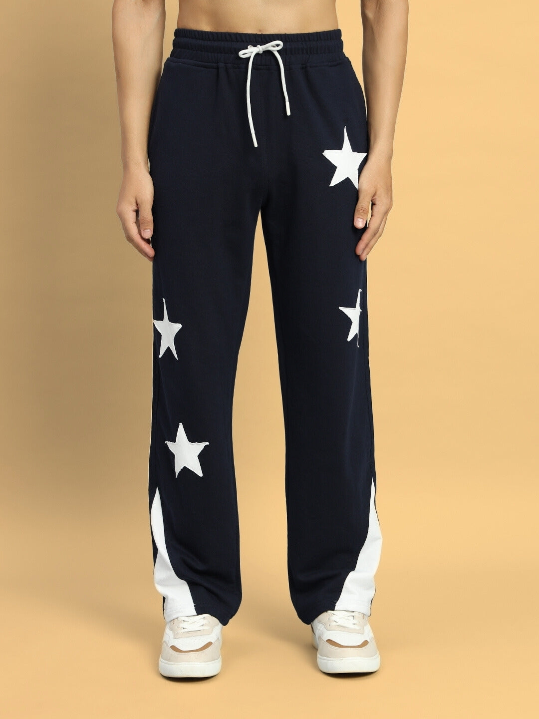 DROOP RELAXED JOGGERS (NAVY BLUE)