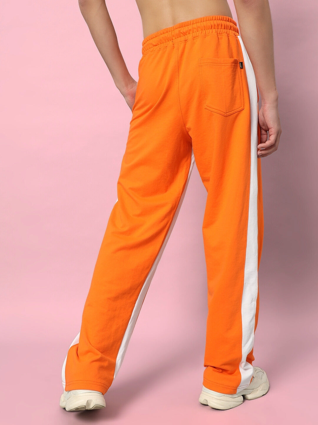 SIDE SEAM BAGGY JOGGER (ORANGE)