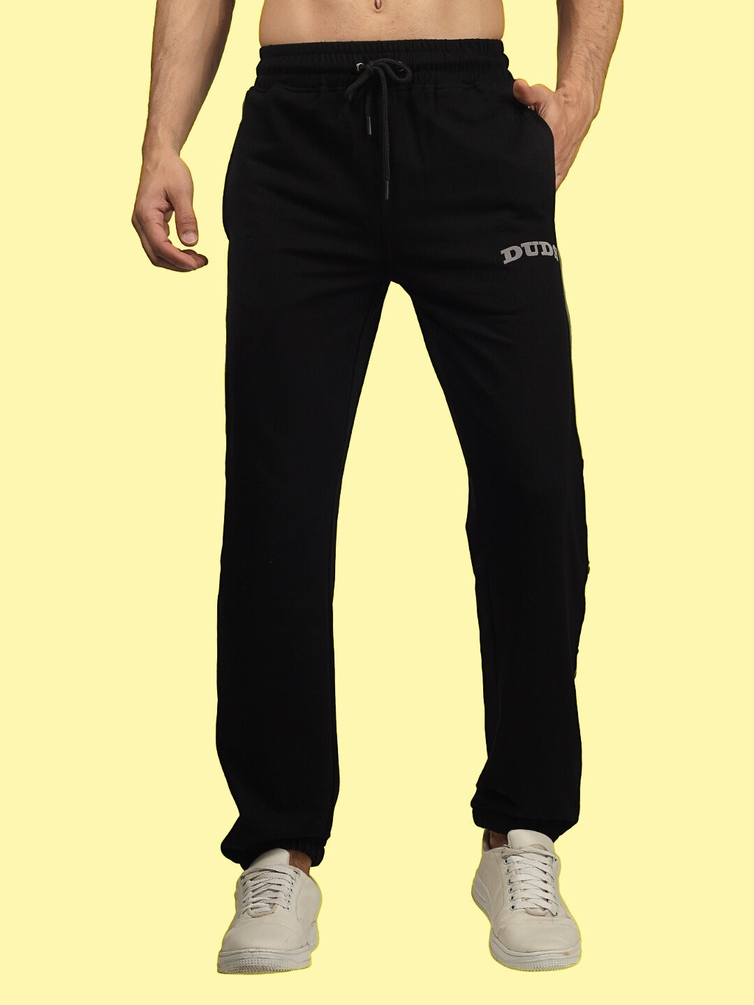 HIGH POINT CONTRAST JOGGERS (BLACK-GREY)
