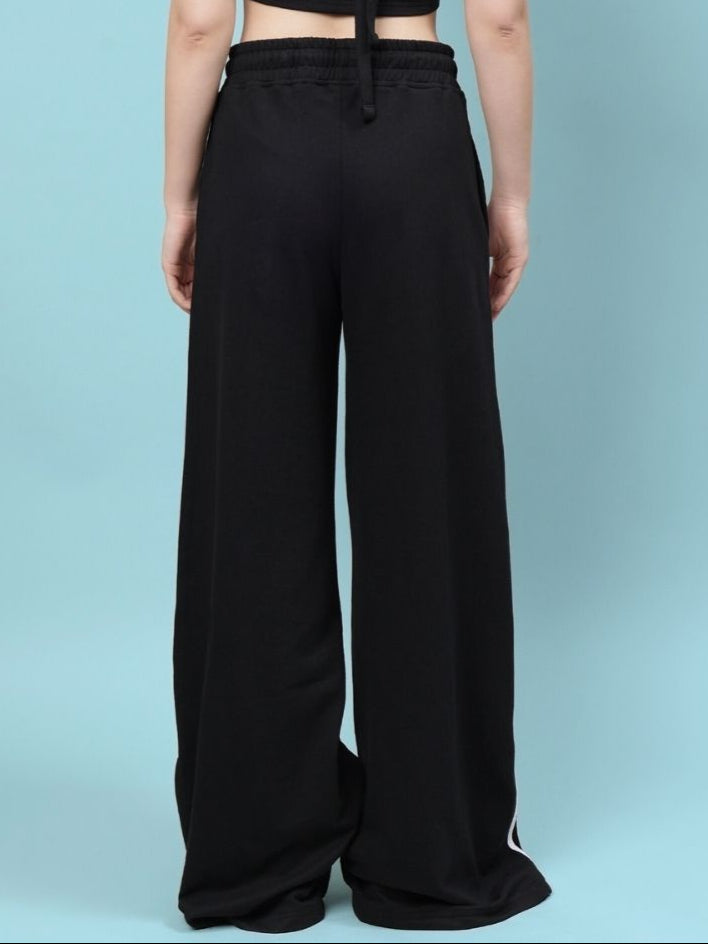 WOMEN'S NEER BAGGY RELAXED-FIT JOGGER (BLACK)