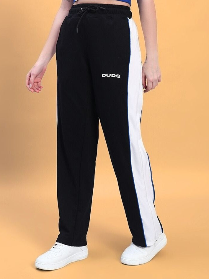 WOMEN'S TRIUMPH MULTI ZIPPER JOGGERS (BLACK R BLUE)