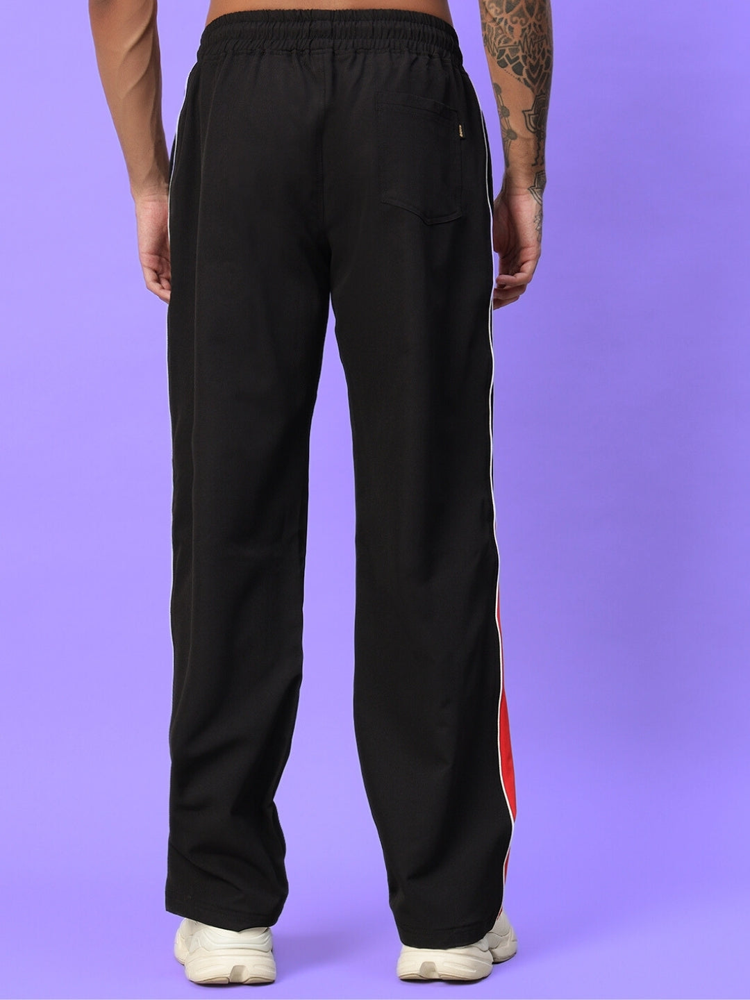 STRING PARACHUTE CARGO PANTS (BLACK)