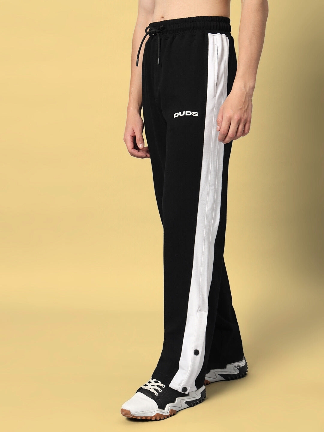 FLURRY CONTRAST JOGGERS (BLACK)