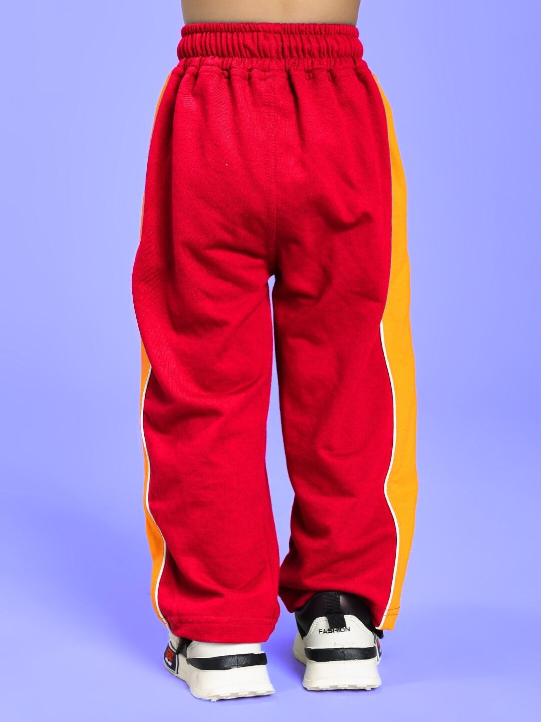 SANFORD STRIPE JOGGER FOR BOYS AND GIRLS RED ORANGE