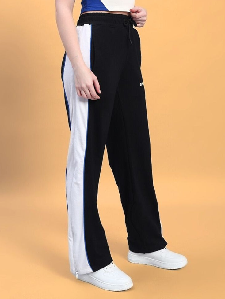 WOMEN'S TRIUMPH MULTI ZIPPER JOGGERS (BLACK R BLUE)