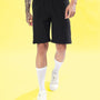 Sturdy Front Plated Shorts (Black)