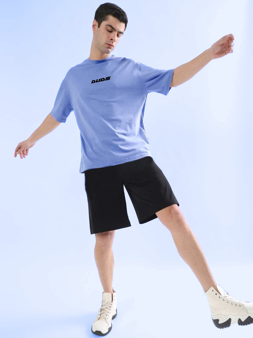 PLAYBOY OVER-SIZED T-SHIRT (COBALT BLUE)