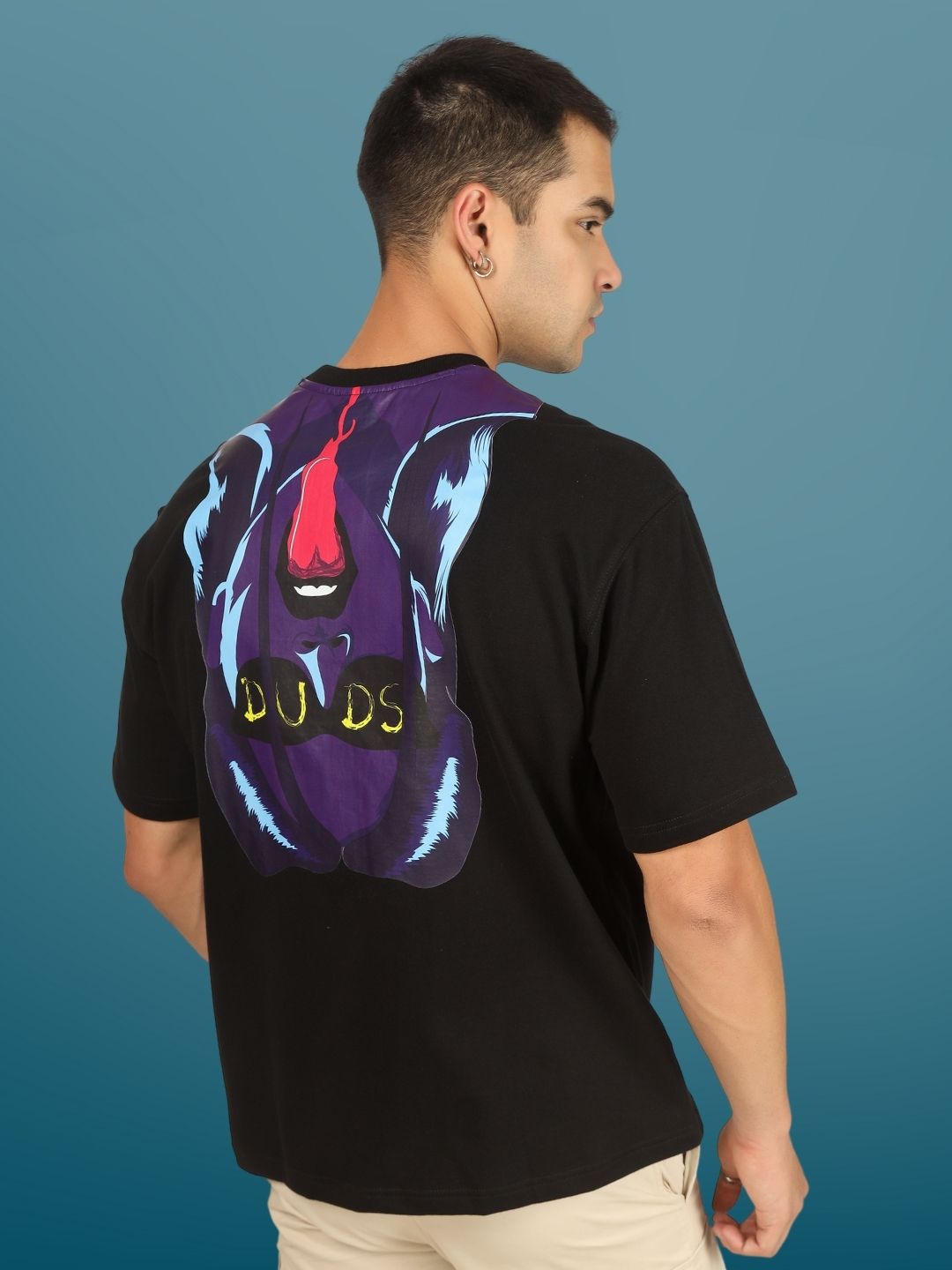 Duds Delight Over-Sized T-Shirt (Black) - Wearduds