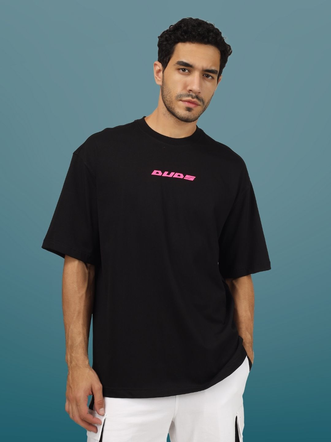 Psychedelic Trip Over-Sized T-Shirt (Black) - Wearduds